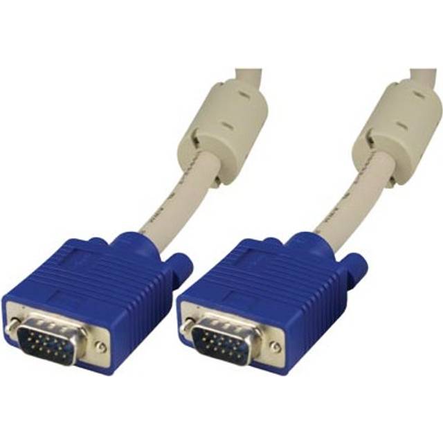 DELTACO monitorkabel RGB HD15ha-ha 15m, Pin-Pin, utan pin 9 (RGB-8D)