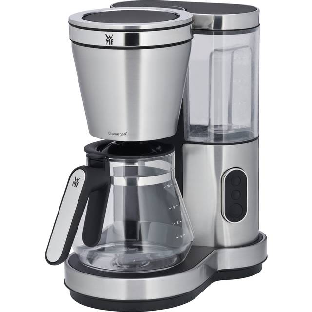 WMF 0412300011 Lono Filter Kaffebryggare Glas 1,25l Avtagbar Vattentank Automatisk Avkalkningsprogram Automatisk Avstängning 1000 W