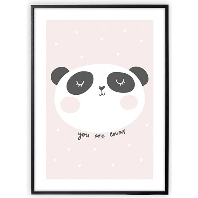 XO Posters You Are Loved Poster 50 x 70 cm  Rosa  50 x 70 cm  Unisex