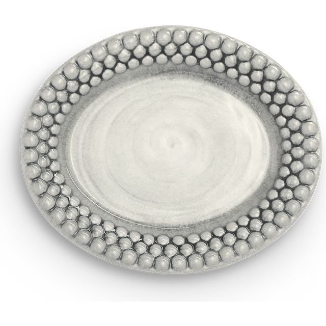 Bubbles Oval Plate 20 cm, Pink