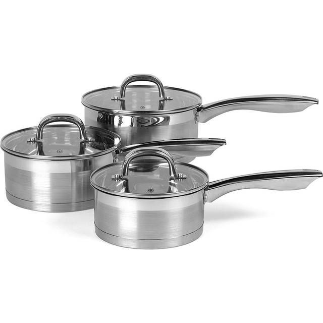 Salter Timeless Stainless Steel Pan Set - Salter