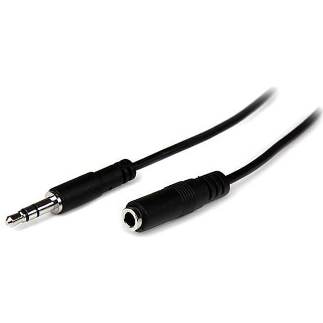 StarTech.com 2m Slim 3.5mm Stereo Extension Audio Cable - M/F