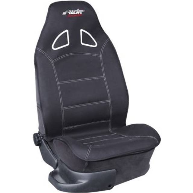 Simoni Racing Seat cover &#039;Piloot&#039; (front seat) - Black in sports seat optic - 1-piece SR RSC