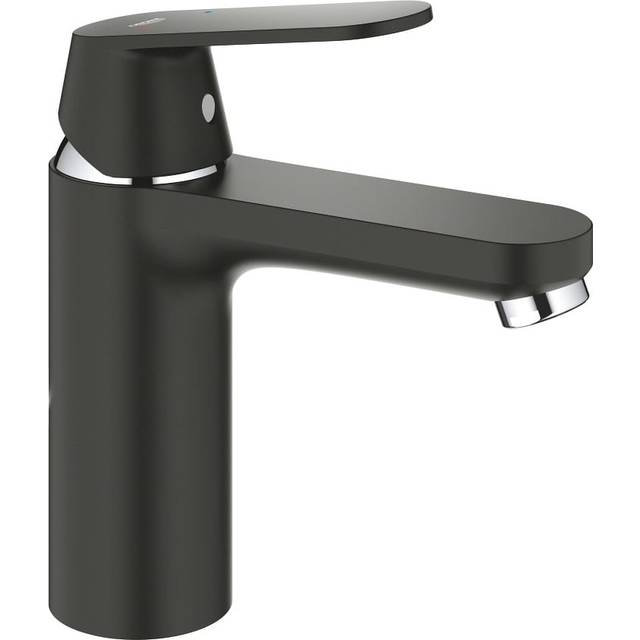 Grohe - Eurosmart Cosmopolitan Single lever Basin Mixer 1/2 M-size, Matt black / Chrome parts (23327KW0)