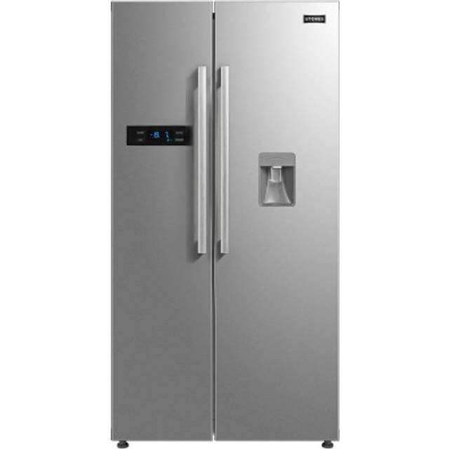 Stoves 444410784 American Fridge Freezer - Stainless Steel