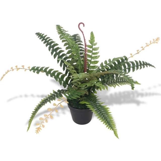 vidaXL Artificial Fern Plant with Pot 50 cm Green