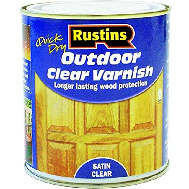 Rustins EAVS250 Quick Drying Outdoor Clear Varnish Satin 250ml