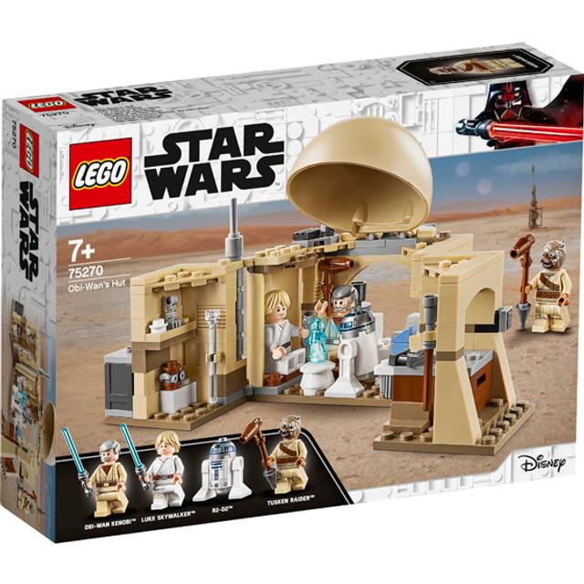 LEGO 75270 Star Wars Obi-WANS Hütte Bauset mit Hologramm der Prinzessin Leia, Serie Eine Neue Hoffnung
