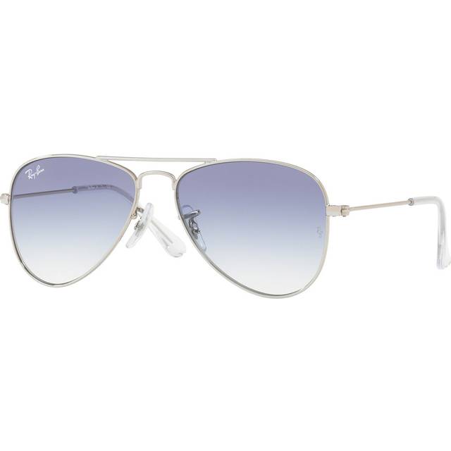 Ray - Ban Kid RJ9506S JUNIOR AVIATOR 212/19 Sunglasses Metal Silver Blue Pilot Normal Shaded