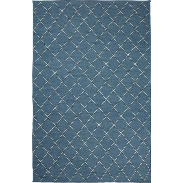 Chhatwal & Jonsson Diamond rug 184x280cm Heaven blue- off white