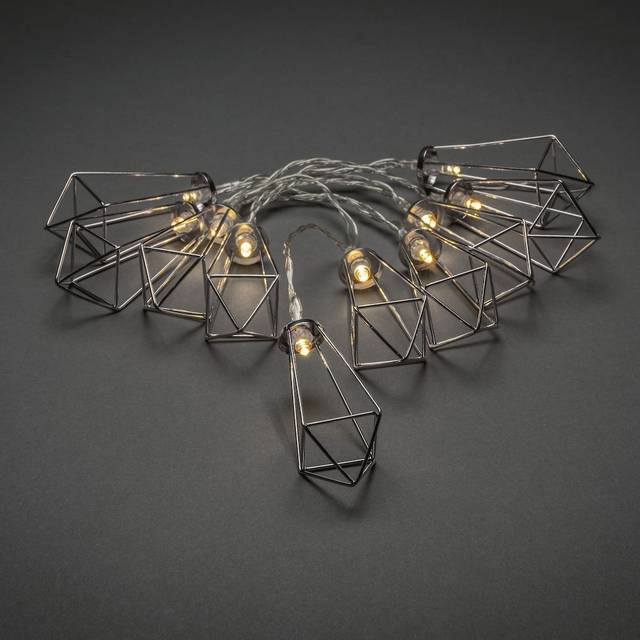 1.2M LED 10 - Bulb Novelty String Light - White (120cm L)