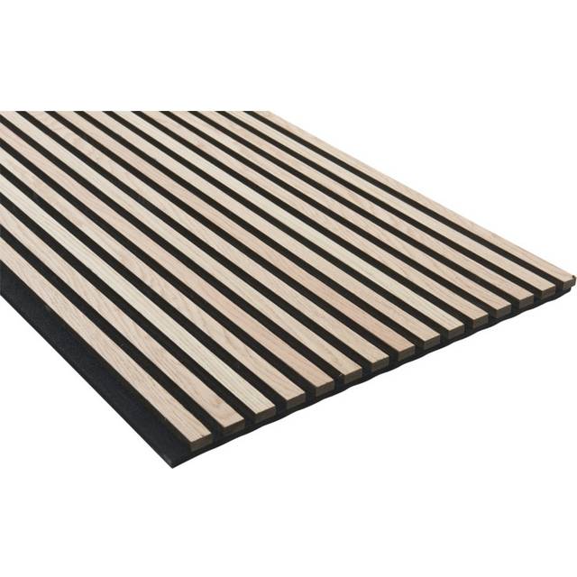 Akustikpanel Light Oak 22 x 605 x 2440 mm Fibrotech