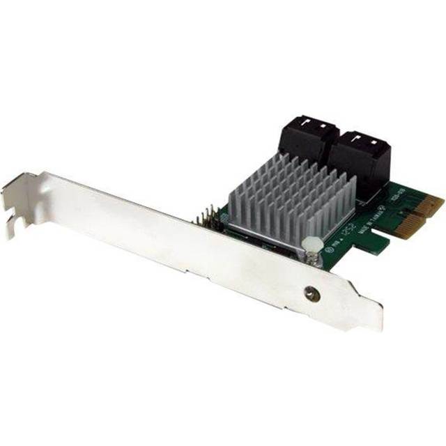 StarTech.com PCI Express 2.0 SATA III, 6 Gbps RAID-kontrollkort med HyperDuo SSD-nivåer, PCIe SATA 3-styradapter (PEXSAT34RH)