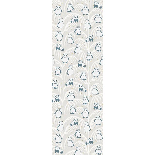 Wandbild Panda Palm von Eijffinger - 399121 - blue/light blue