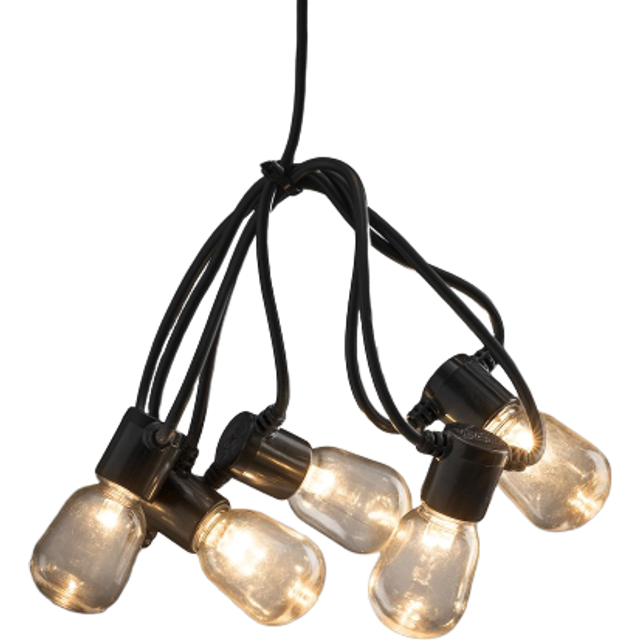 Konstsmide 4.75M Amber LED Oval Festoon Lights - 20 Lights