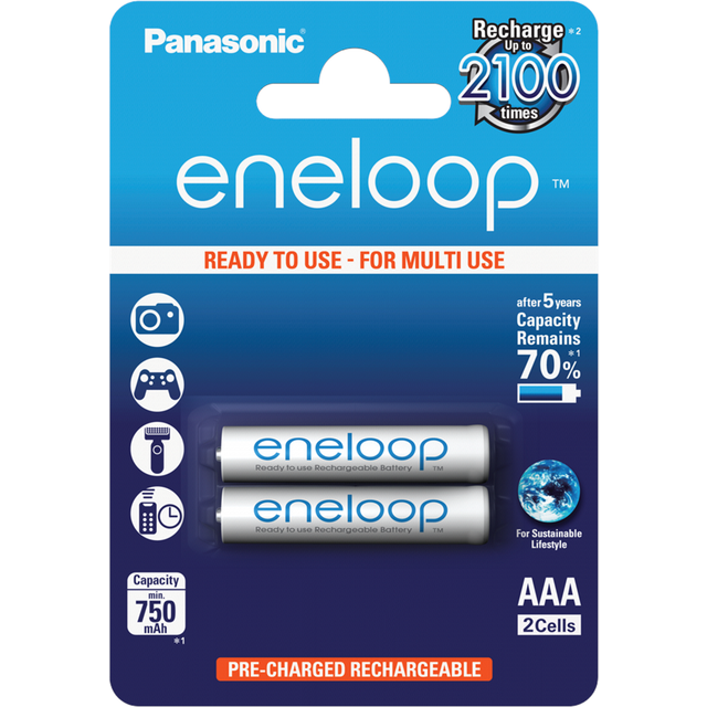 Eneloop Zellen für Sennheiser Kopfhörer HDR 120 HDR 160 RS 110 II RS 118-8 RS...