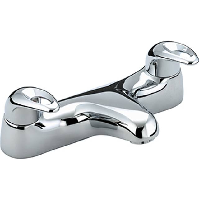 Java Deck Mounted Bath Tap - Chrome (10.5cm)