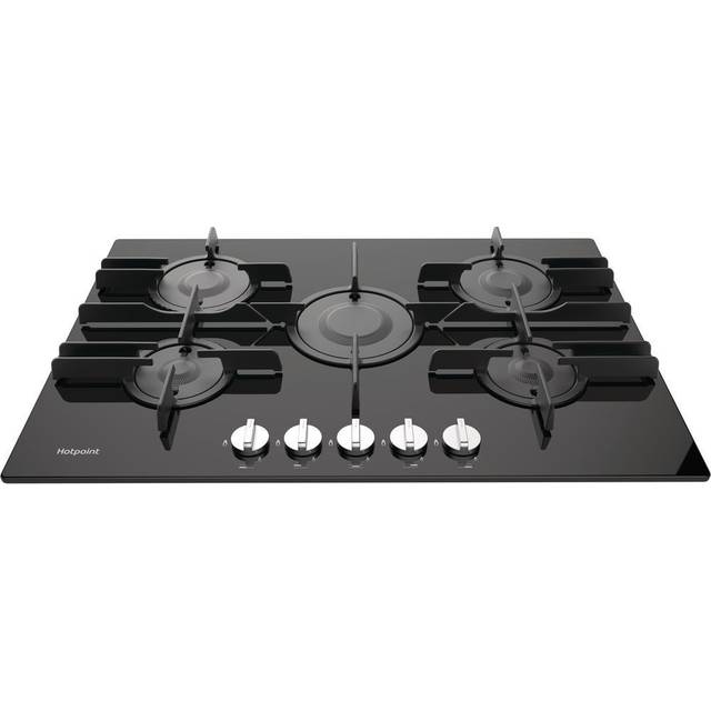 Hotpoint FTGHG 751 D/H(BK) 75cm Gas Hob - Black