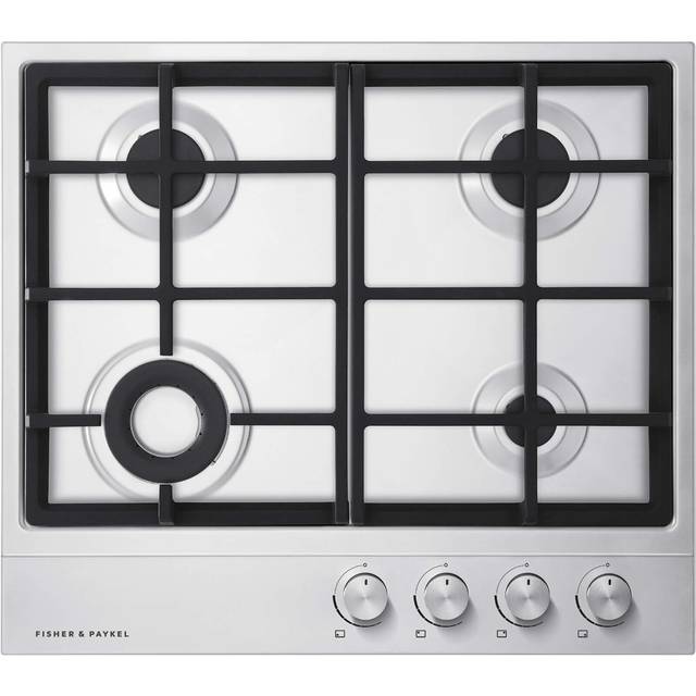 Fisher & Paykel CG604DLPX1 Gas Hob, Stainless Steel