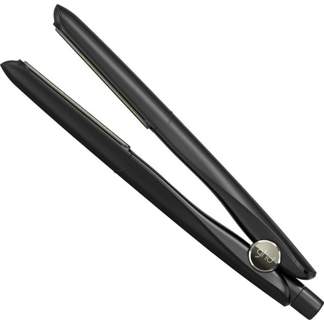 ghd gold - Professionell Plattång För Att Räta Ut, Locka Och Skapa Vågor, Optimal Stylingtemperatur 185ºc, Dubbelzonsteknik, Svart