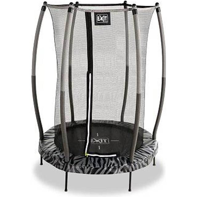 EXIT Tiggy junior studsmatta med skyddsnät ø140cm - svart/grå
