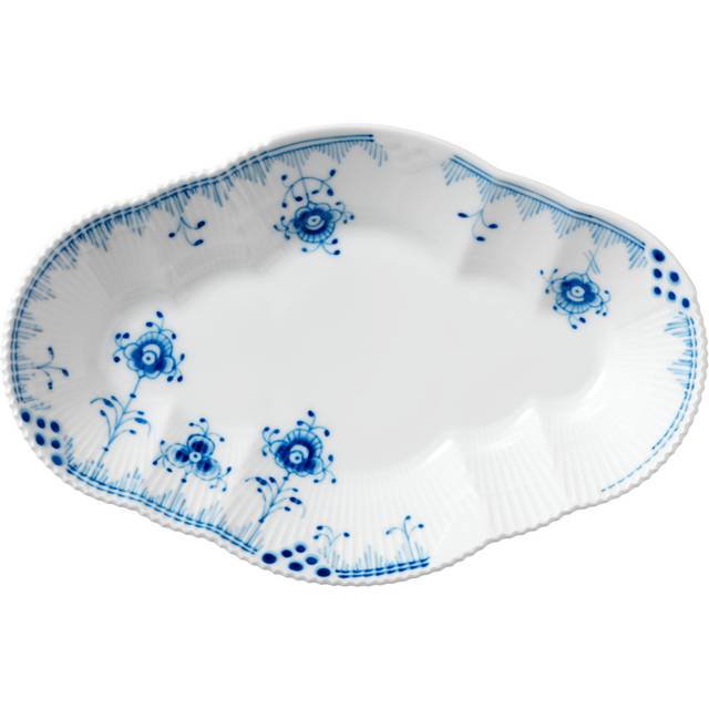 Royal Copenhagen - Blue Elements - Serving Parts - Porslin - Medium dish - 23 cm