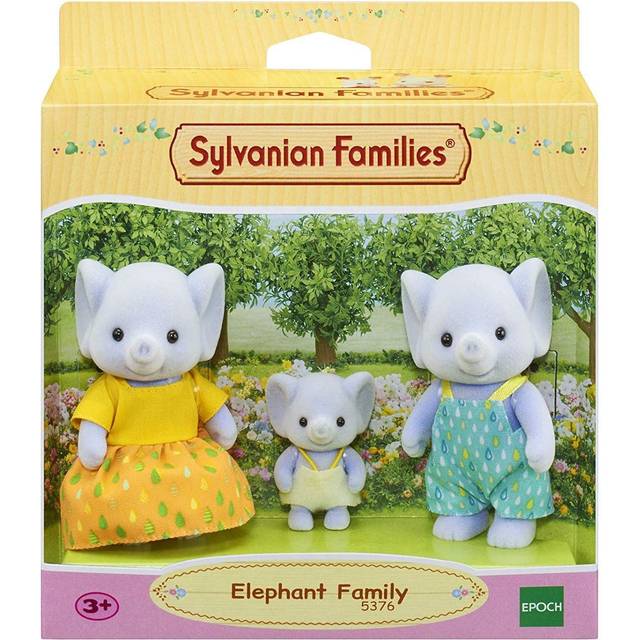 Sylvanian Families Elephant Family 3 Figures