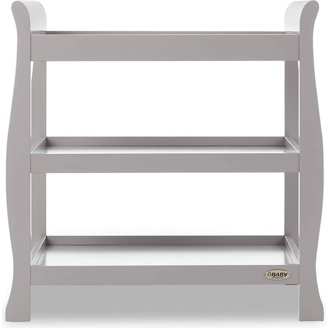 Obaby Stamford Sleigh Open Changing Unit - White, White