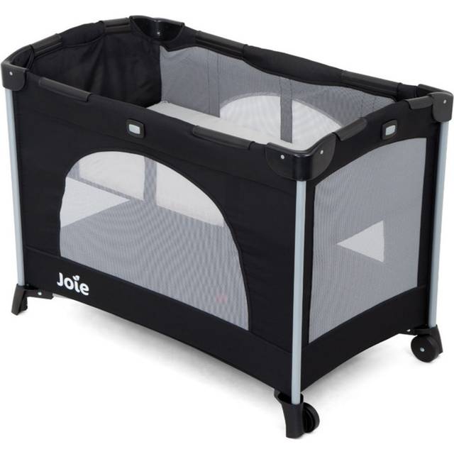 Joie Kubbie Compact Travel Cot - Coal