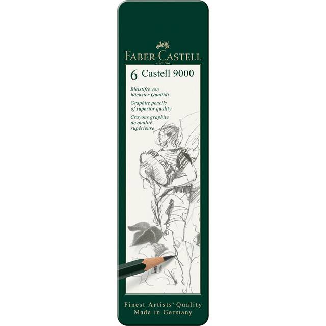 Pencil Castell 9000 6-set