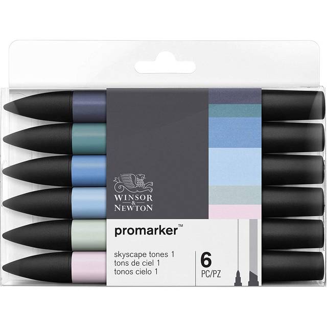 Märkpennor Winsor & Newton Promarker Skyscrape 6-Pack
