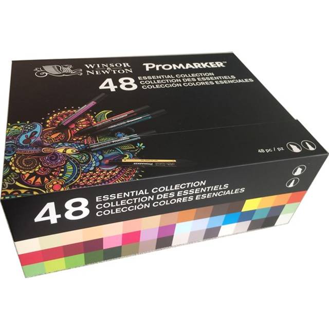 Winsor & Newton Promarker Brush Essential Collection Set Pack of 48, none