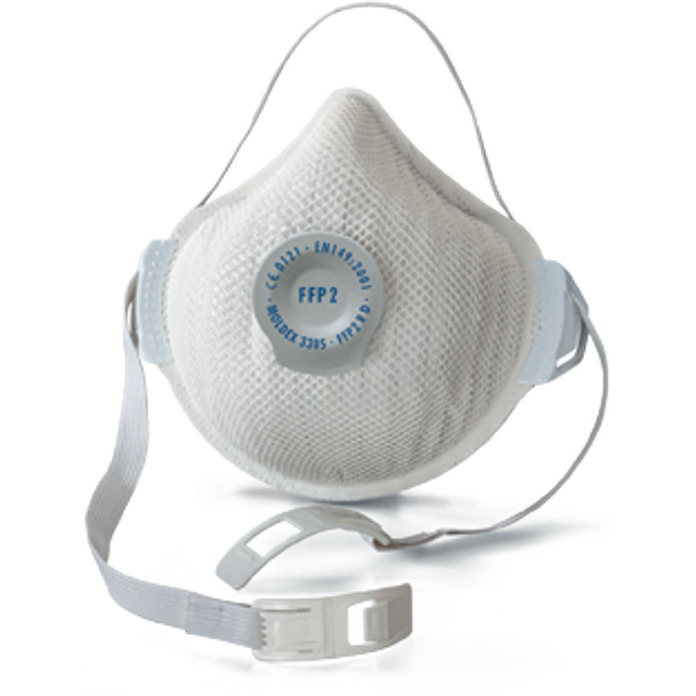 Moldex 330801 Air Plus ProValve Mask FFP2 R D Real Reusable