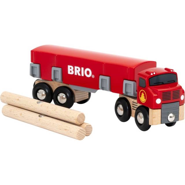 BRIO World 33657 Timmerbil | Lumber Truck. 6 delar. För barn från 3 år.
