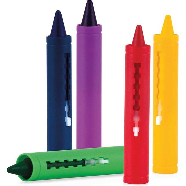 Nuby 5Pack Easy Clean Bath Time Crayons