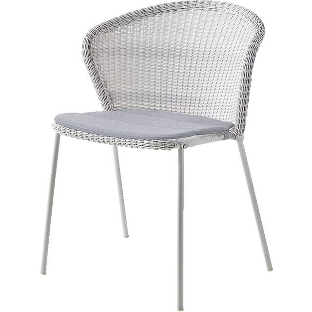Cane-line - Lean Chair - Matstol - Chair - Black - Cane-line Weave - B: 59 x D: 59 x H: 80 x SH: 46,5 cm