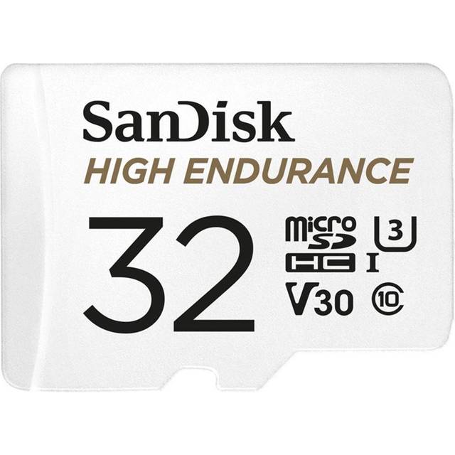 SanDisk MicroSDXC Endurance med SD adapter 32 GB minneskort