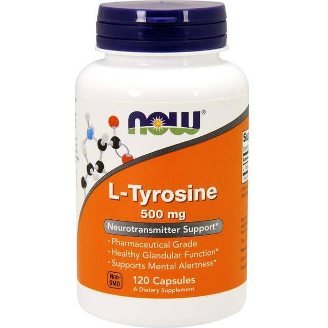 NOW Foods  L-Tyrosine  500 mg  120 Capsules
