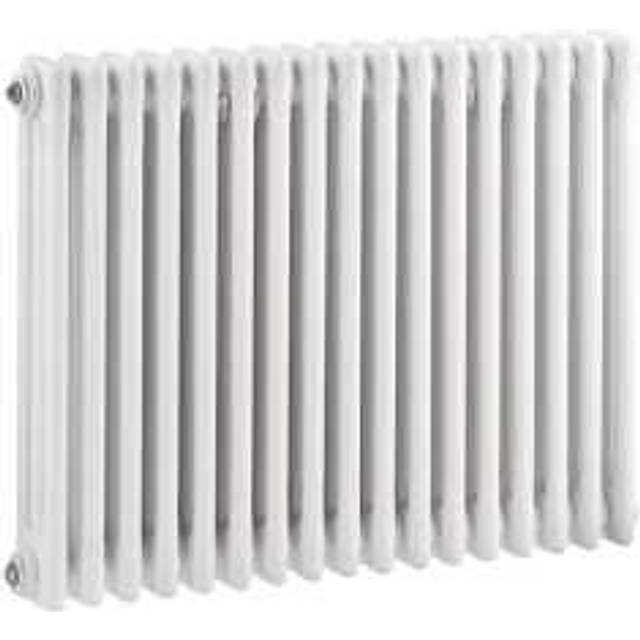 Hudson Reed - Colosseum 3-Column Horizontal Radiator 600mm h x 777mm w - White