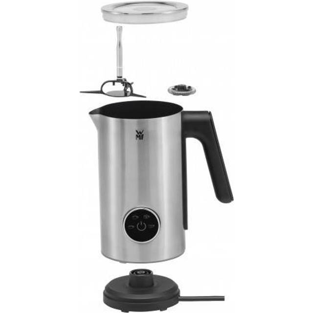 WMF 0413300011 Lumero Mjölkskummare 4 Program Lätt Att Rengöra LED Display LED Belysning Non-Stick Beläggning Sladdlös Automatisk Avstängning 500 W