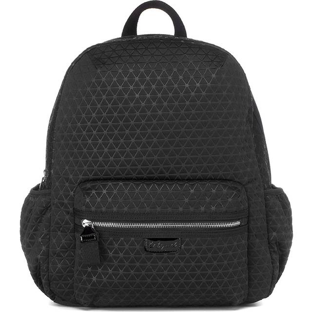 Luna Ultra Lite Navy Scuba Diaper Travel Backpack by Babymel | Large Capacity  Water Resistant  Modern Style  Multi-Functional and Durable Baby Bag wi