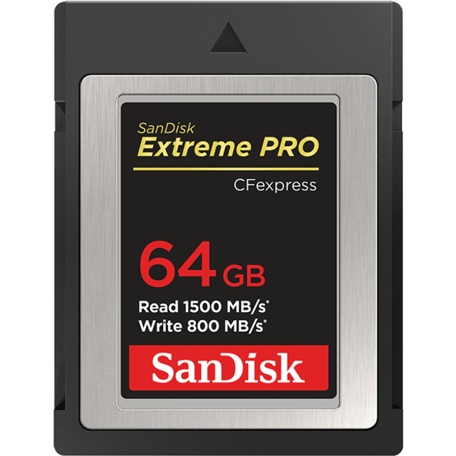 SanDisk Extreme PRO CFexpress Card Type B 1500MBs 64GB