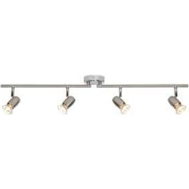 Saxby G5503177 Palermo Brushed and Polished Chrome Four Bar Spotlight