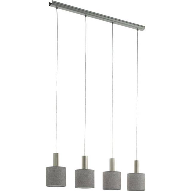 Eglo Concessa 1 Four Drop Bar Pendant Light in Cappuccino and Gold