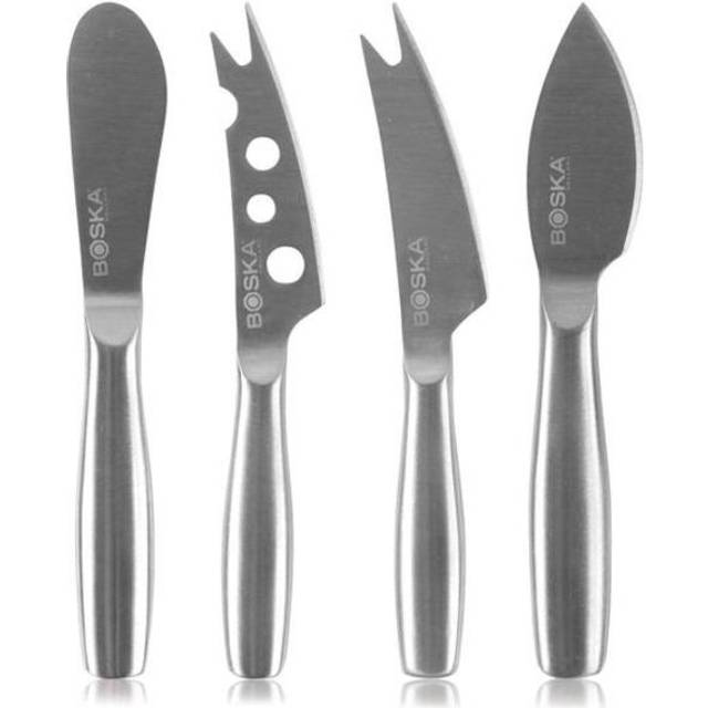 "Cheese Knife Set Mini Copenhagen / 4 Small Cheese Knives/for All Types of Cheese/Stainless Steel/Silver / 5.7"" x 0.8"" x 0.4"""
