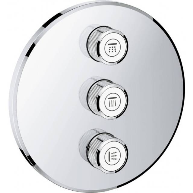 Grohe Grohtherm Smart Control Triple Volume Control Trim - 29122000 Concealed Body Required?: Not Required