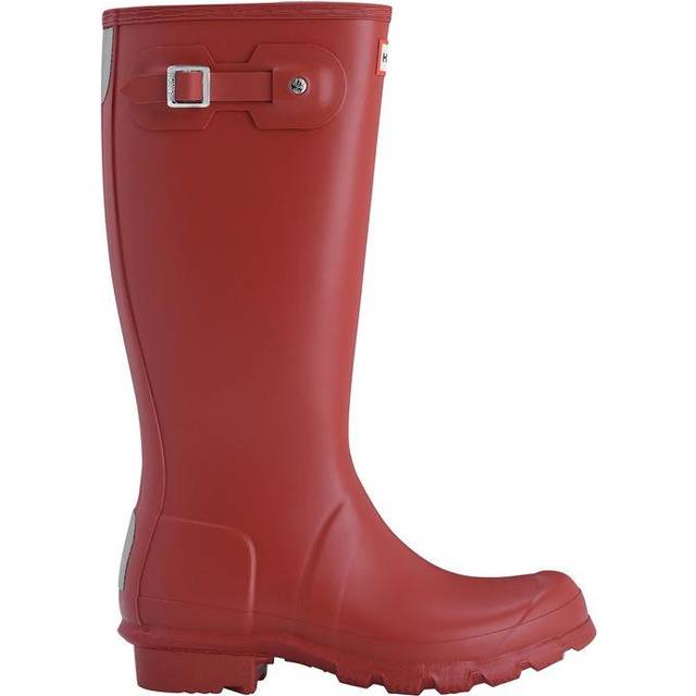 (Red, 4 (Adults')) Hunter Original Rubber Red Wellington Boots