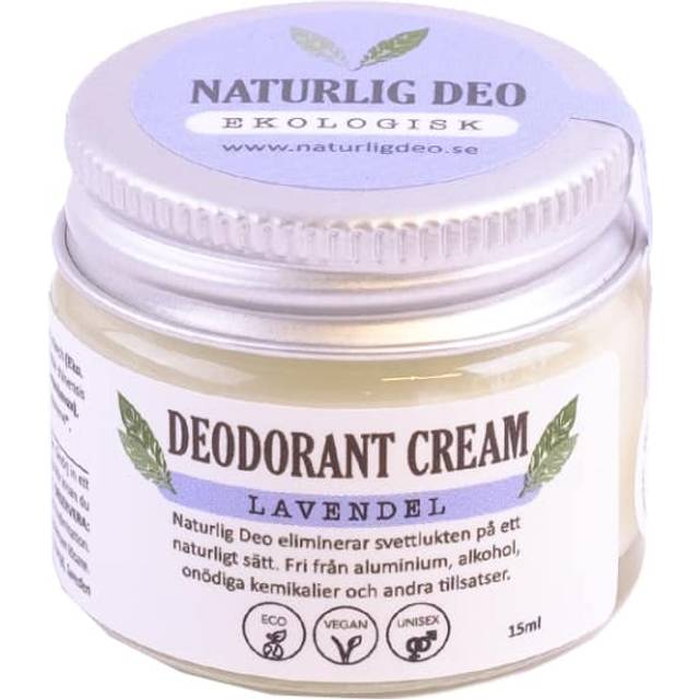 Naturlig Deo - Ekologisk Deodorantkräm Lavendel - 15 ml