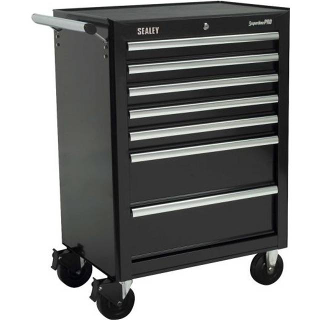 Sealey AP26479TB Rollcab 7 Drawer with Ball Bearing Runners - Black