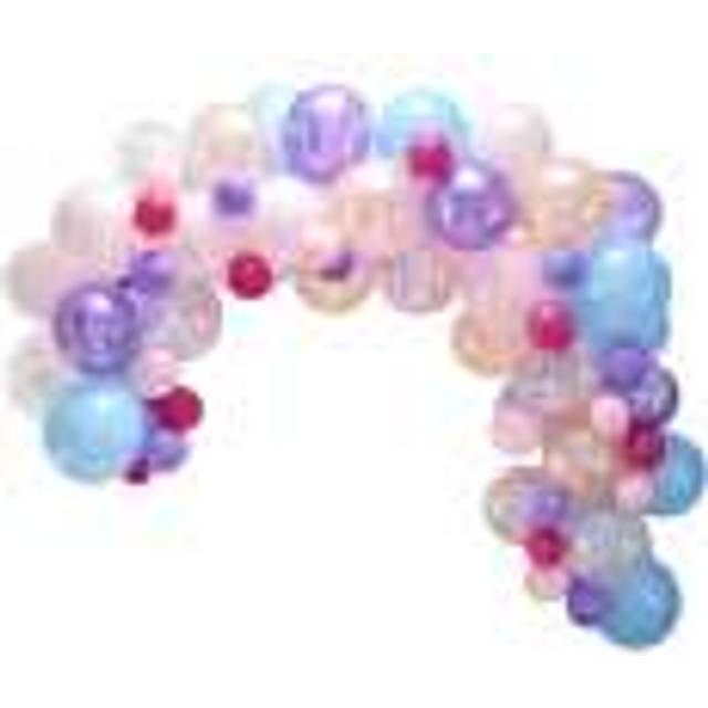 Ballongirlande mit 70 Ballons in pastellfarben